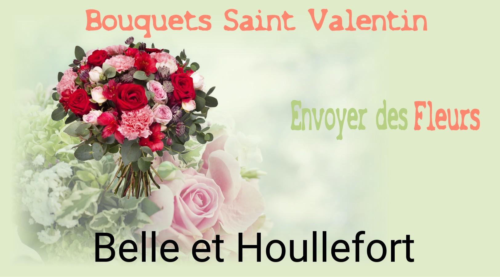 Roses de Saint-Valentin livrées à Belle-et-Houllefort